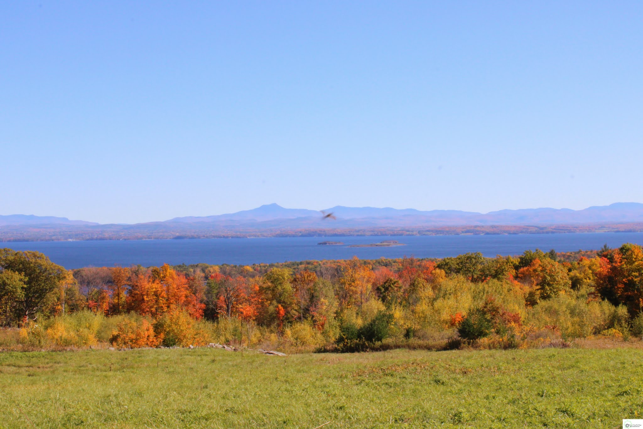 Fall Drive Overlooking Lake Champlain // Upstate New York