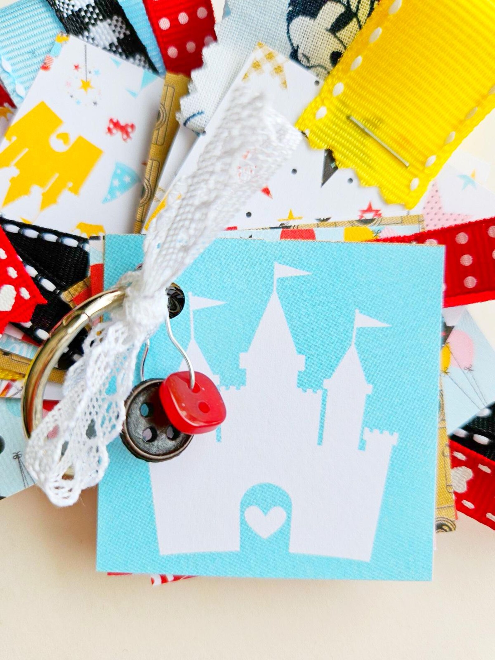 disney junk journals / fashion bag charm / december caravan etsy shop caravan sonnet