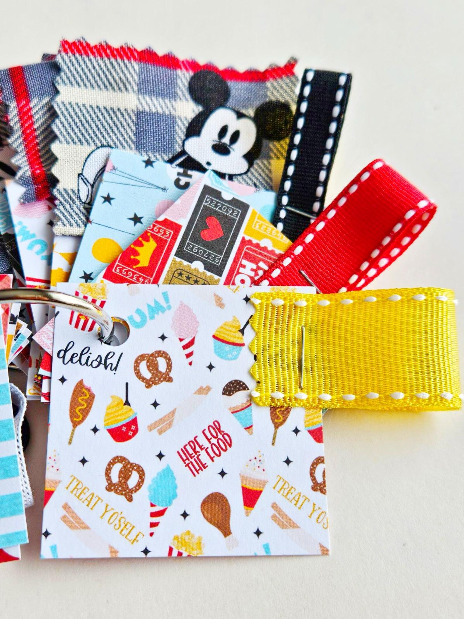 disney junk journals / fashion bag charm / december caravan etsy shop caravan sonnet