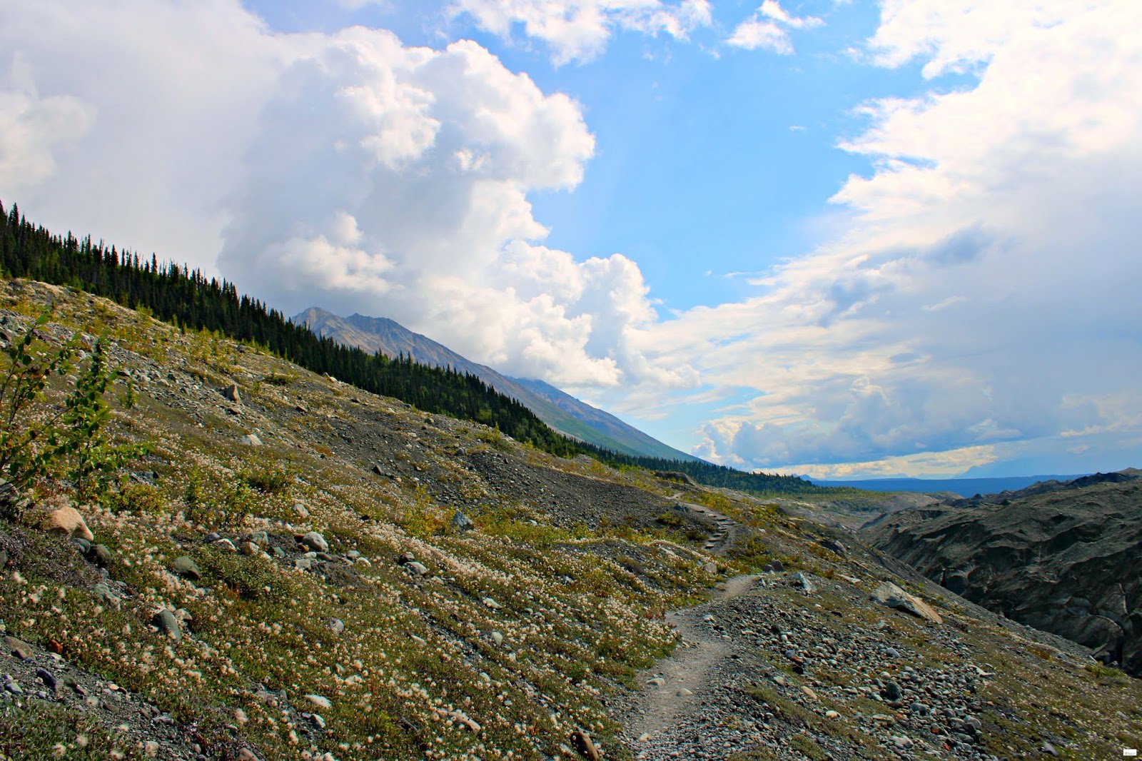 Root Glacier Trail Hike in Kennicott, Alaska Caravan Sonnet Blog