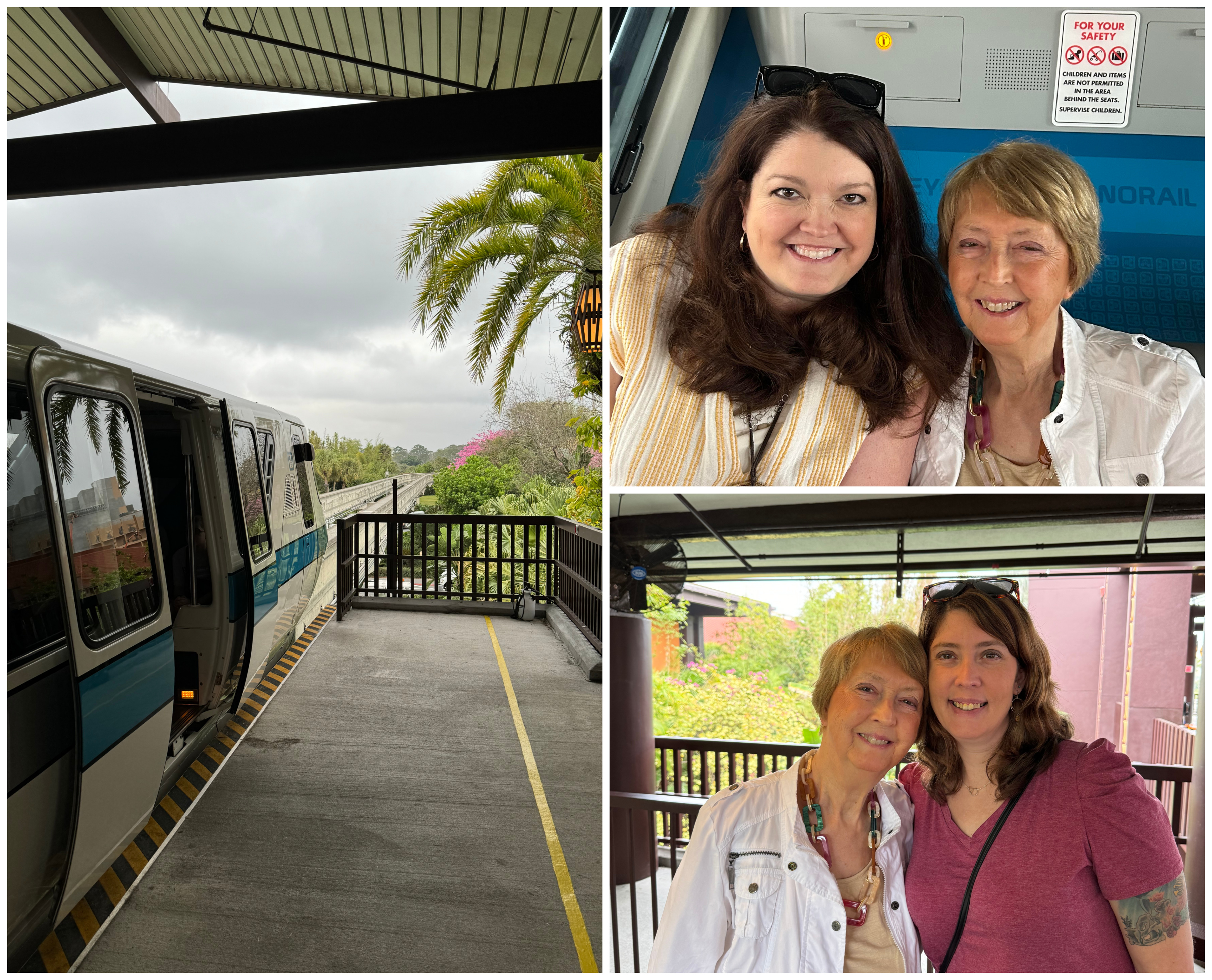 monorail ride from the polynesian village resort // orlando, florida caravan sonnet